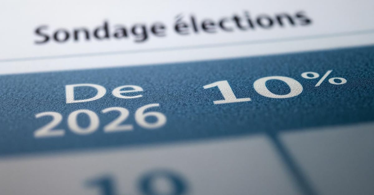 Gros plan sur des bulletins de vote et graphiques de sondage pour les élections législatives 2026