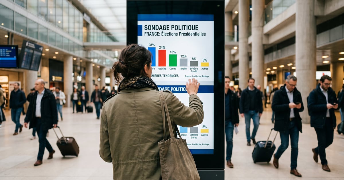 Sondage politique France : graphiques et données électorales analysés par un citoyen