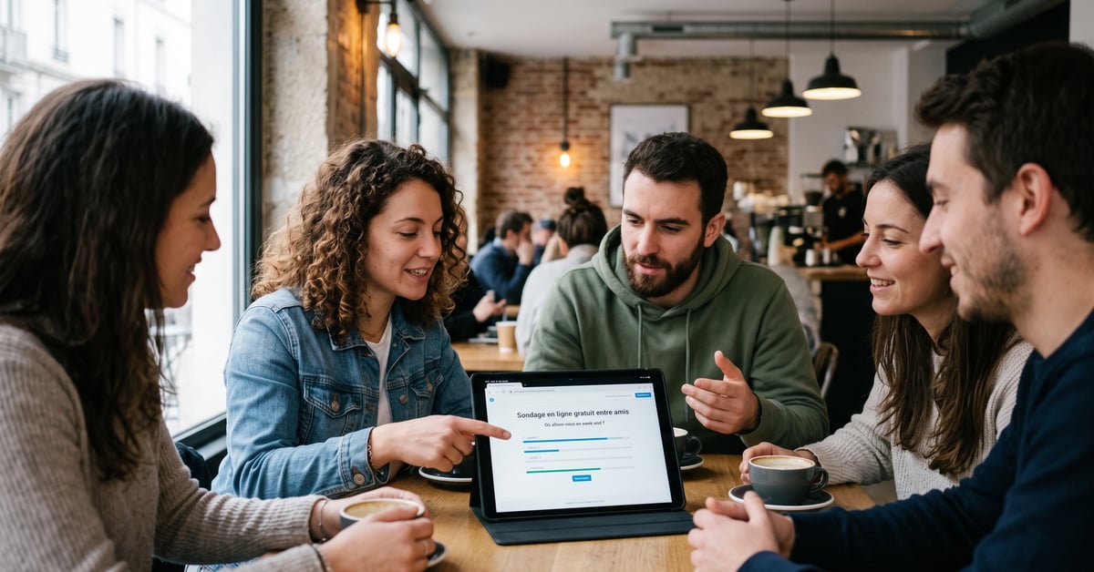 Planifier entre amis : le sondage en ligne gratuit qui change tout - sondage en ligne gratuit entre amis