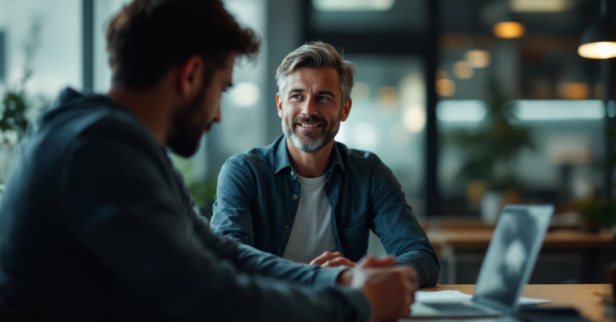 Enquête de satisfaction client : formulaire d'évaluation sur bureau moderne